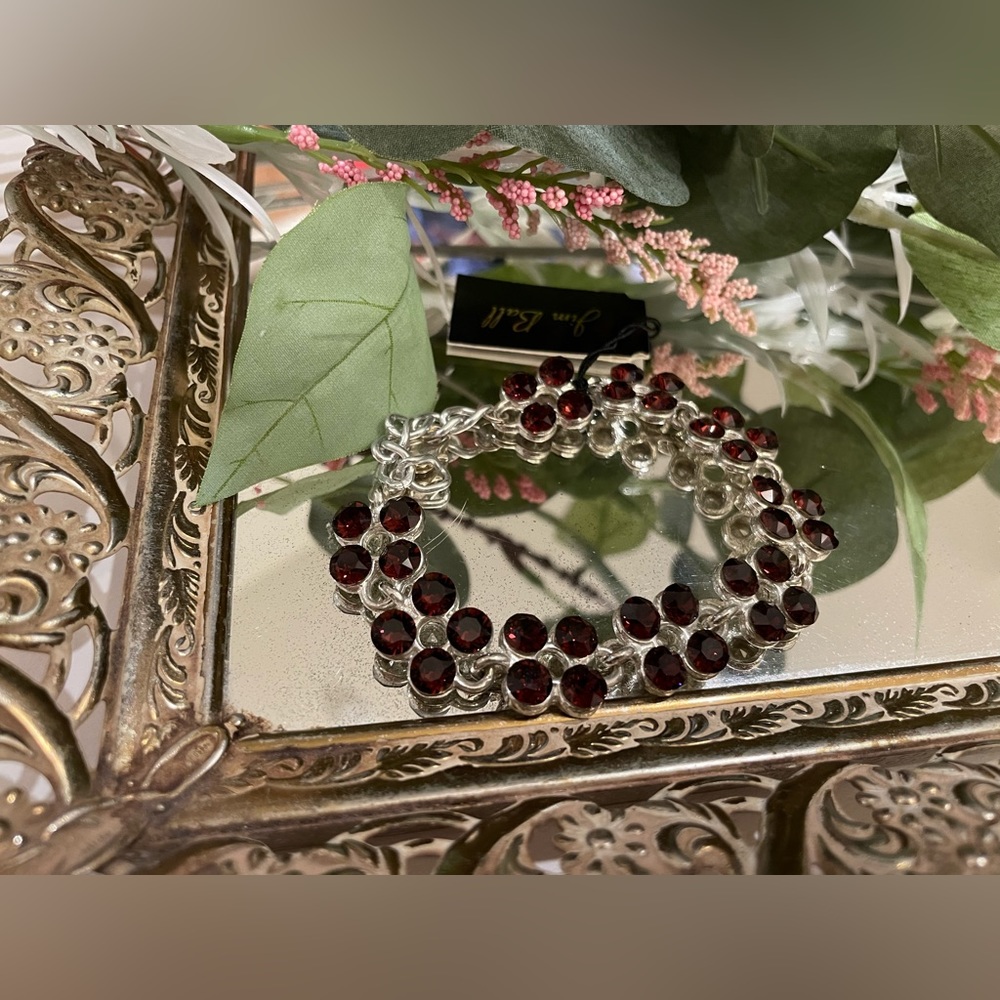 Jim Ball Jeweled Clasp Bracelet